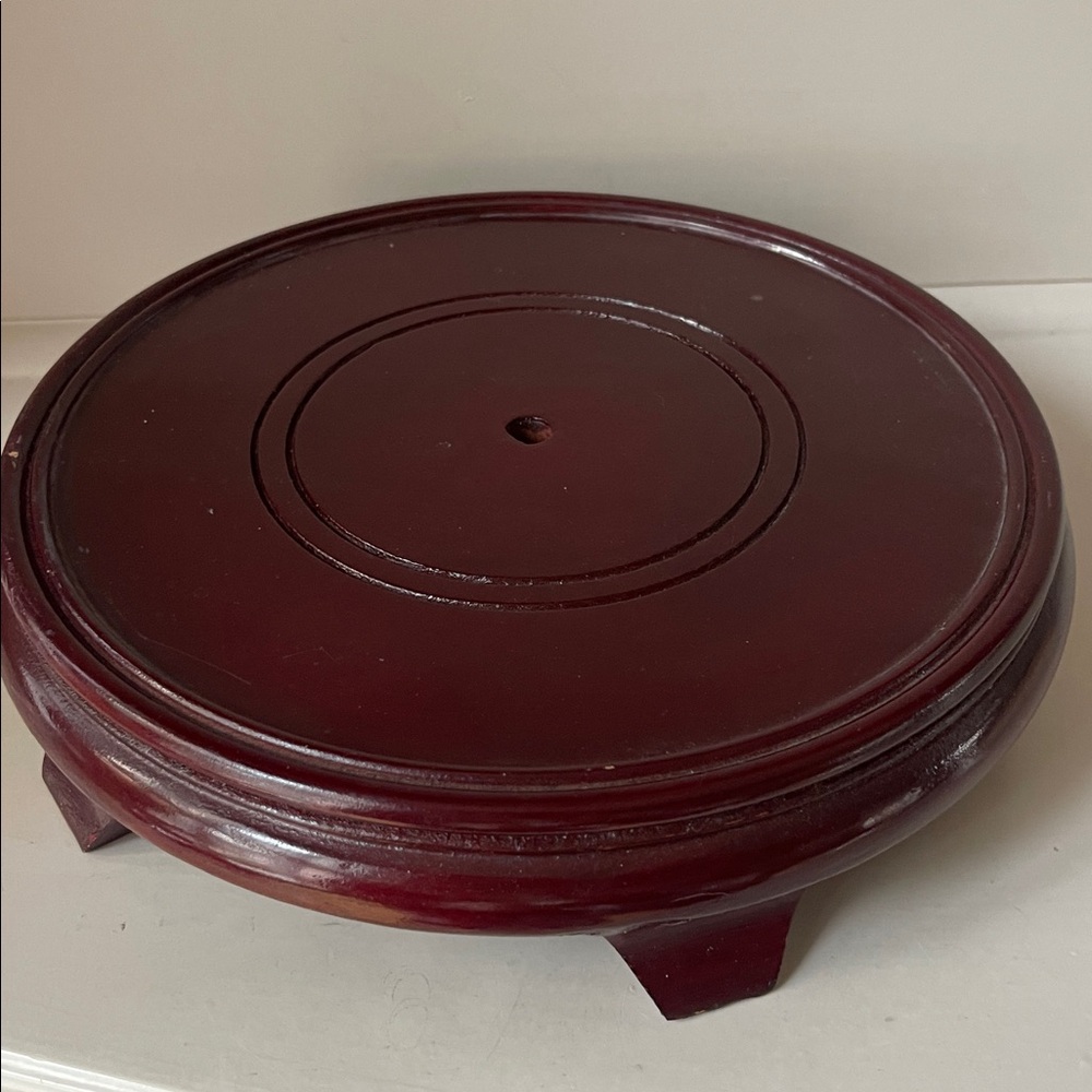 Wood Display Stand 9” x 2.25” Vintage